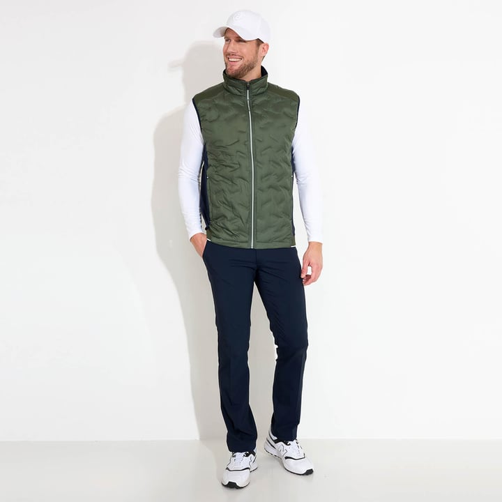 M Portrush Hybrid Vest Grön Abacus