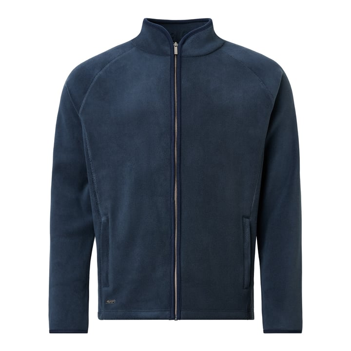 M Foxhills Midlayer Fullzip Blå Abacus