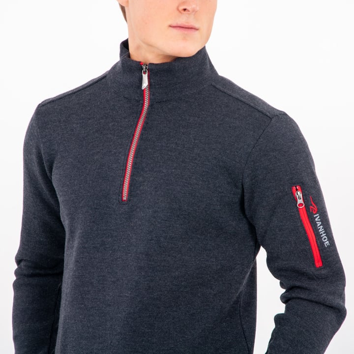 Assar Half Zip Windbreaker Grau Ivanhoe