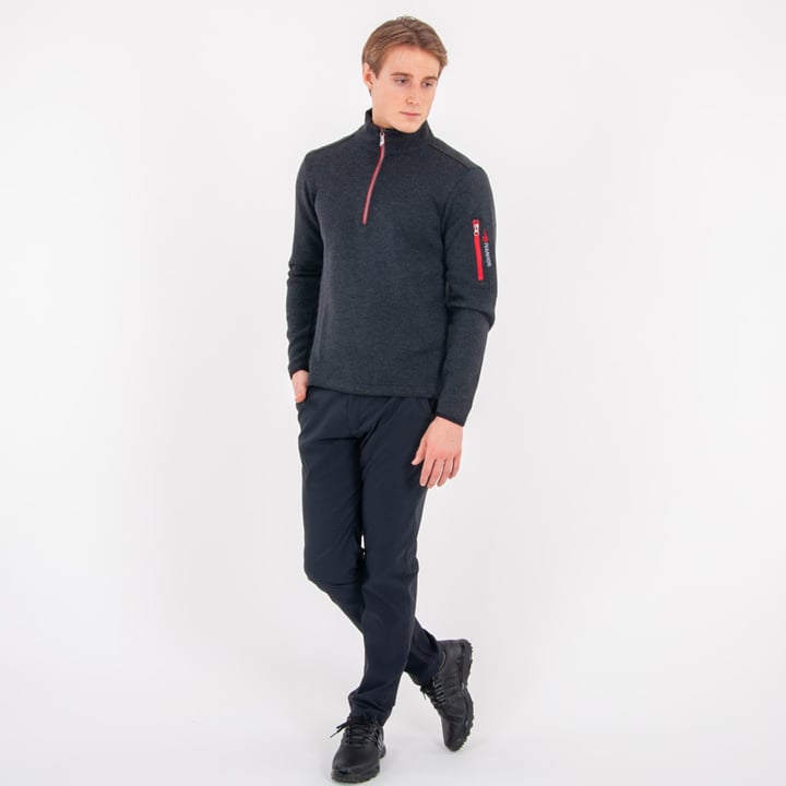 Assar Half Zip Windbreaker Grau Ivanhoe
