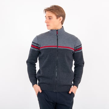 Sander Full Zip Grå Ivanhoe