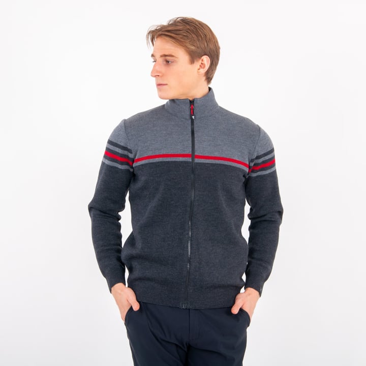 Sander Full Zip Grå Ivanhoe