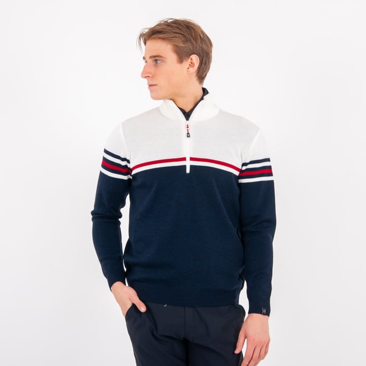 Sander Half Zip Blå Ivanhoe
