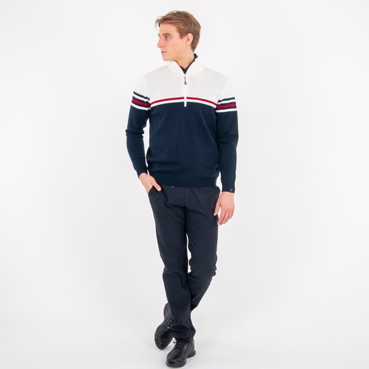 Sander Half Zip Blå Ivanhoe