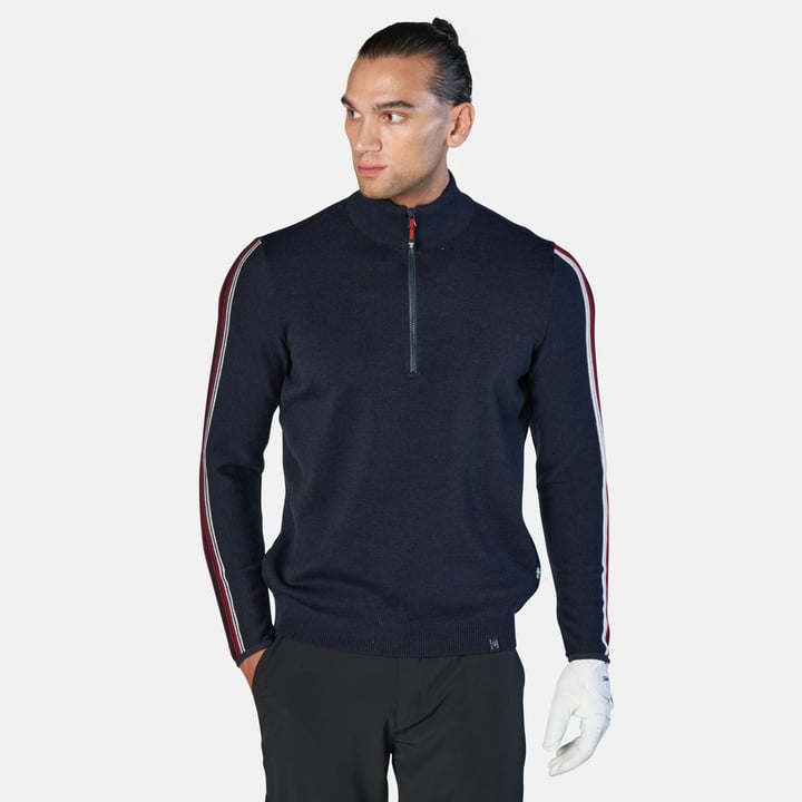 Bode Half-Zip Blå Ivanhoe