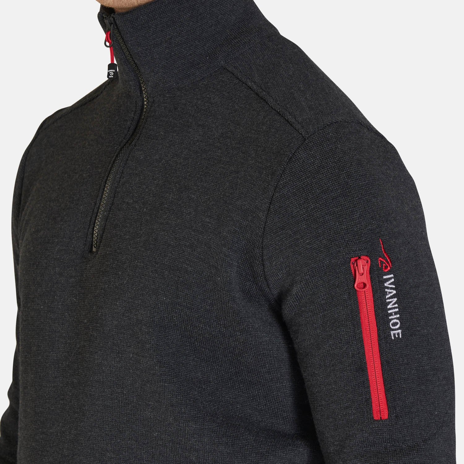 Hadar Half Zip Windbreaker Grau Ivanhoe