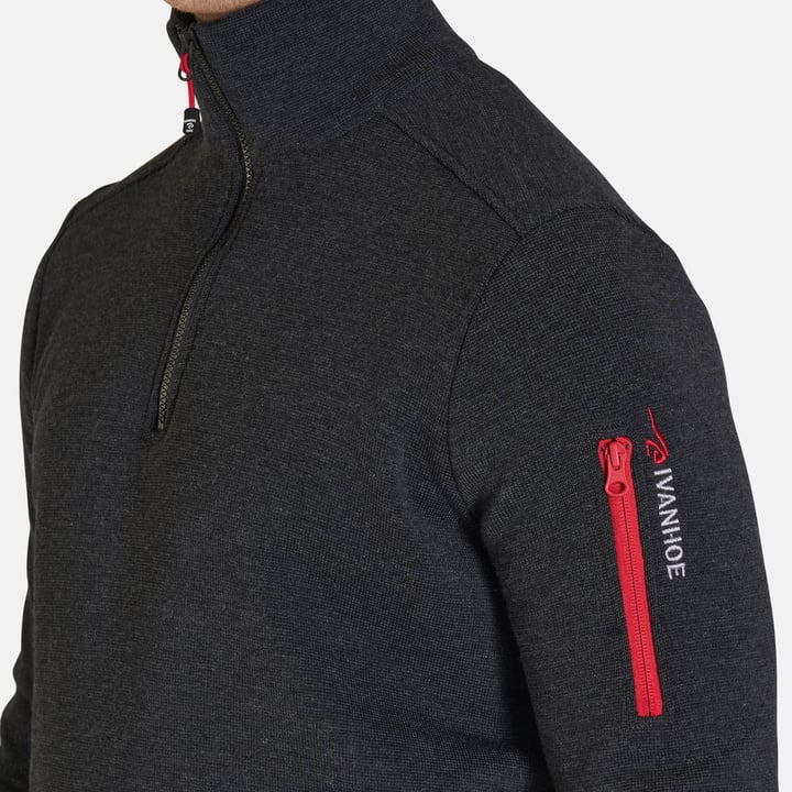 Hadar Half Zip Windbreaker Grå Ivanhoe Hadar Half Zip Windbreaker Grå Ivanhoe