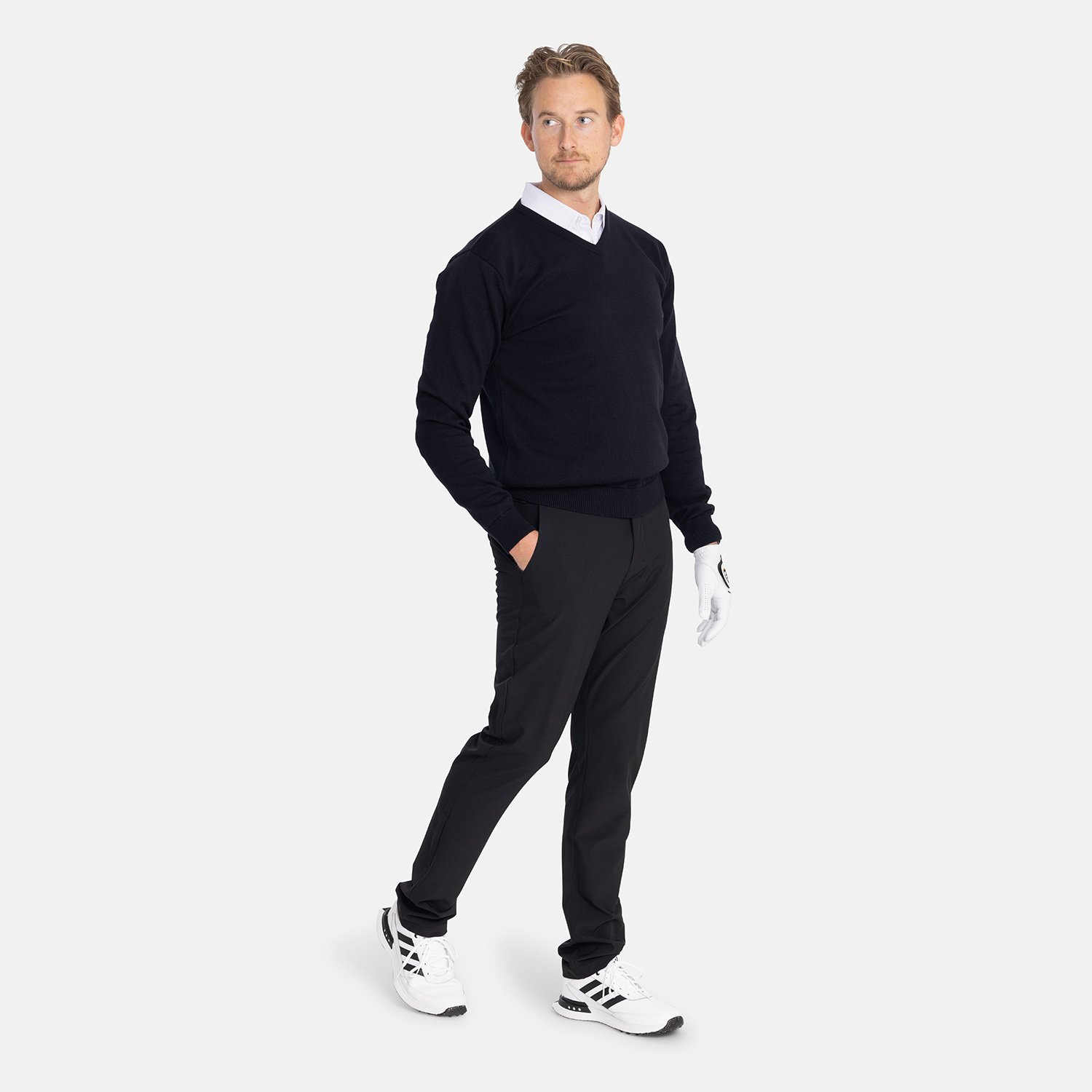 PD V-Neck Svart Ivanhoe