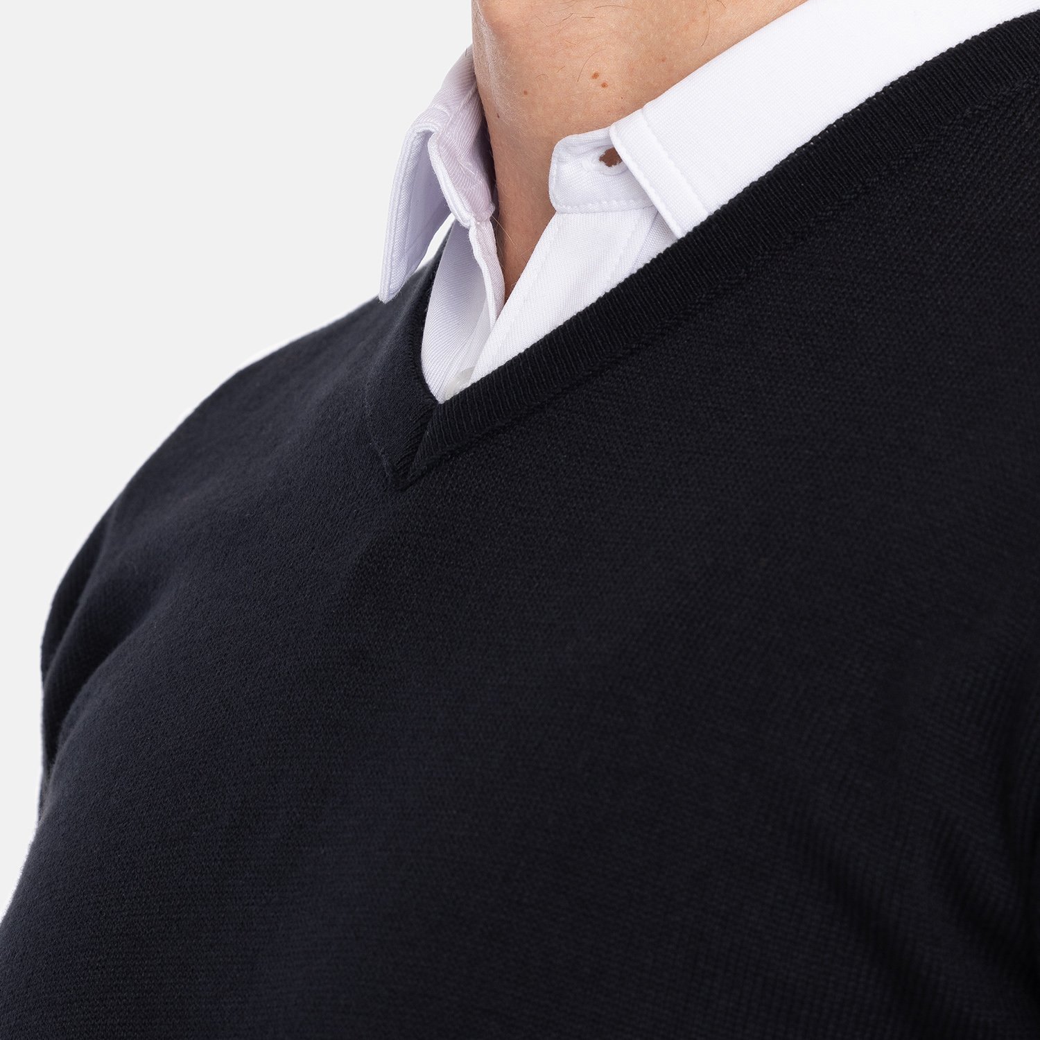 PD V-Neck Svart Ivanhoe