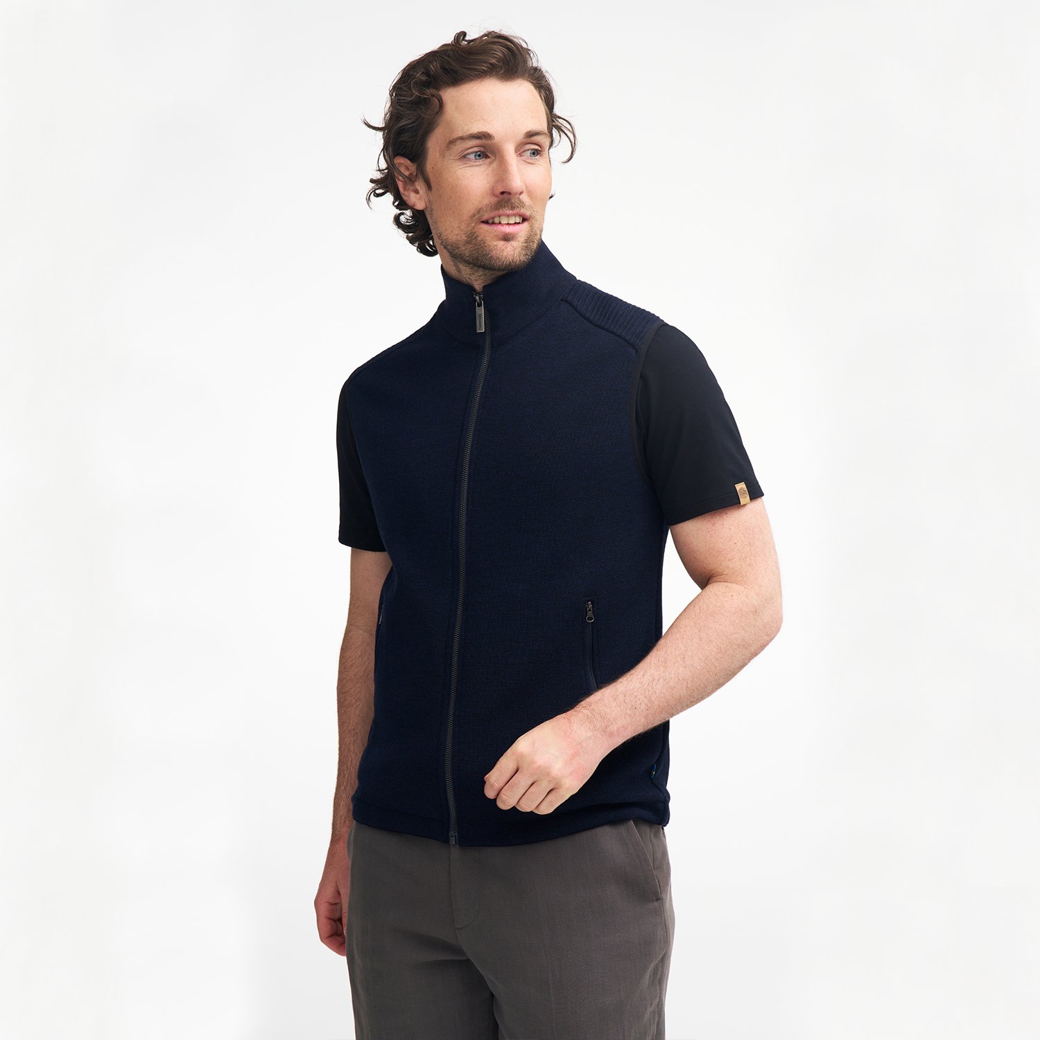 Ralf Vest Blå Ivanhoe