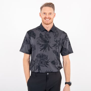 Playoff Polo 2.0 Floral Musta Under Armour