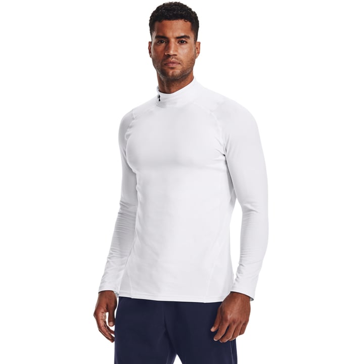 CG Armour Fitted Mock Hvid Under Armour