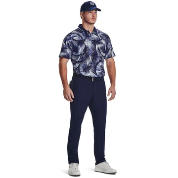 Iso-Chill Grphc Palm Polo Blau Under Armour