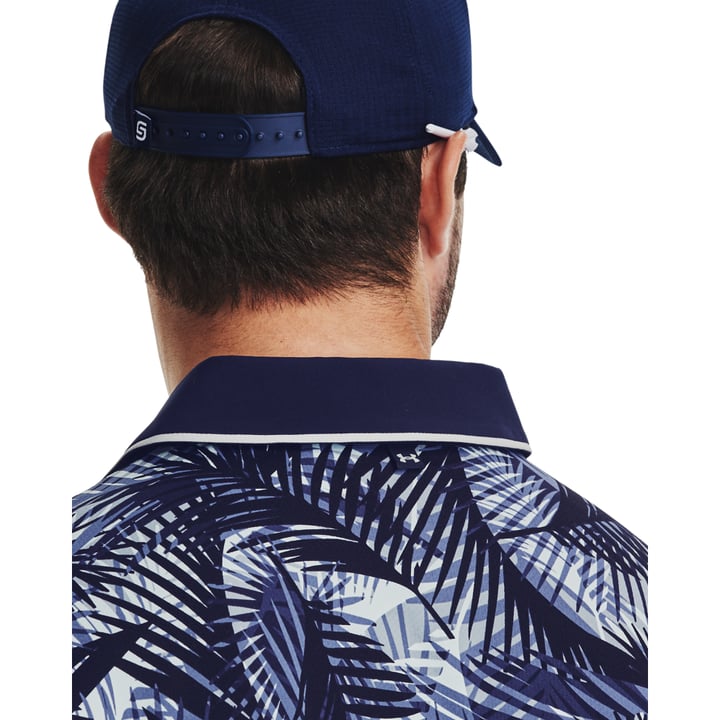 Iso-Chill Grphc Palm Polo Blau Under Armour