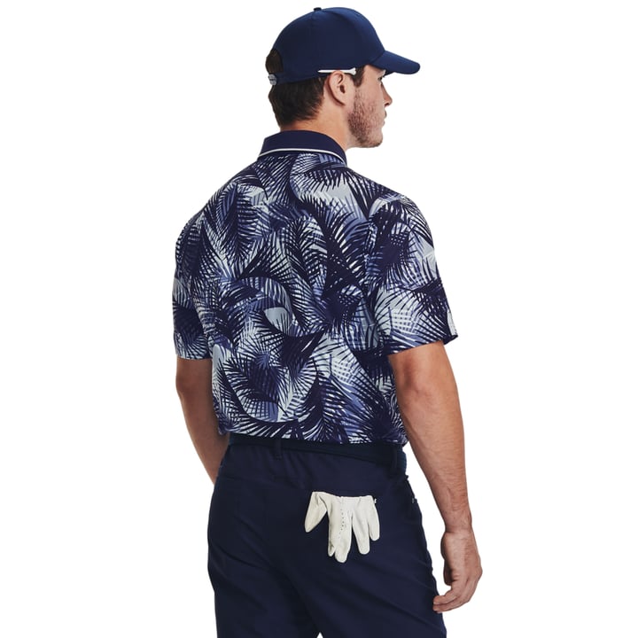 Iso-Chill Grphc Palm Polo Blau Under Armour