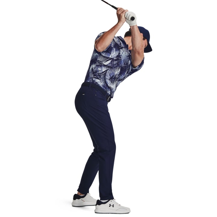 Iso-Chill Grphc Palm Polo Blau Under Armour