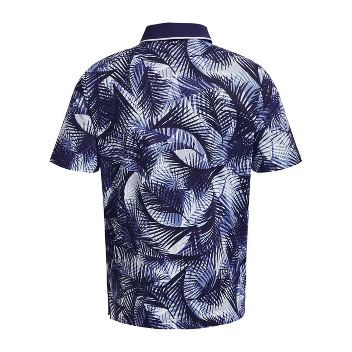 Iso-Chill Grphc Palm Polo Blau Under Armour