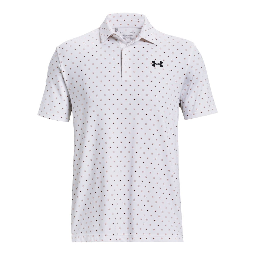 Playoff 3.0 Print Polo Hvid