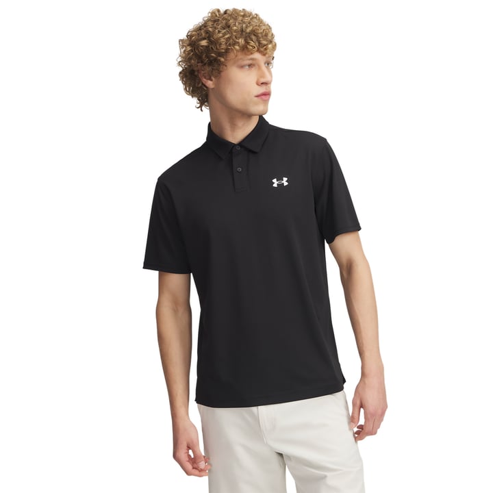 T2G Pique Polo Svart Under Armour T2G Pique Polo Svart Under Armour