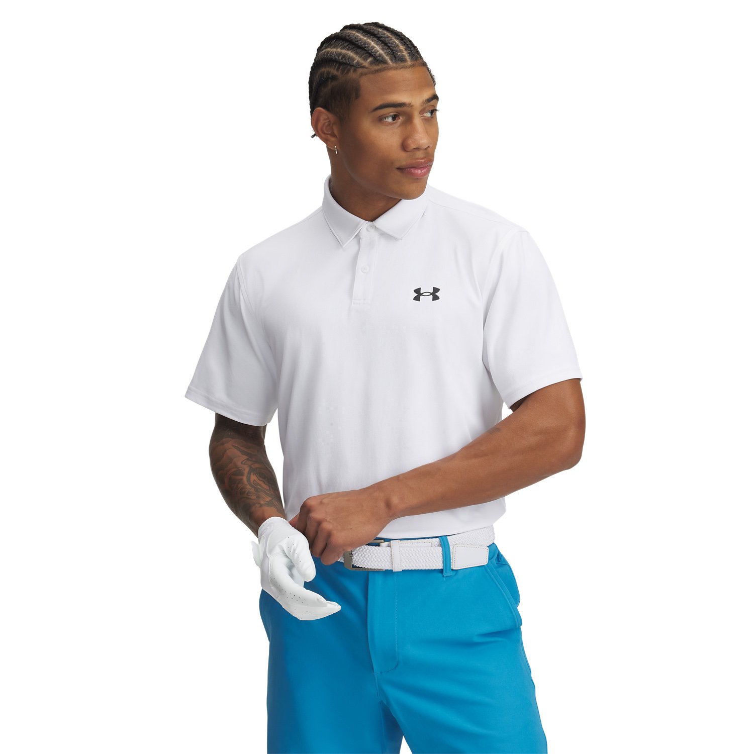 T2G Pique Polo White Under Armour