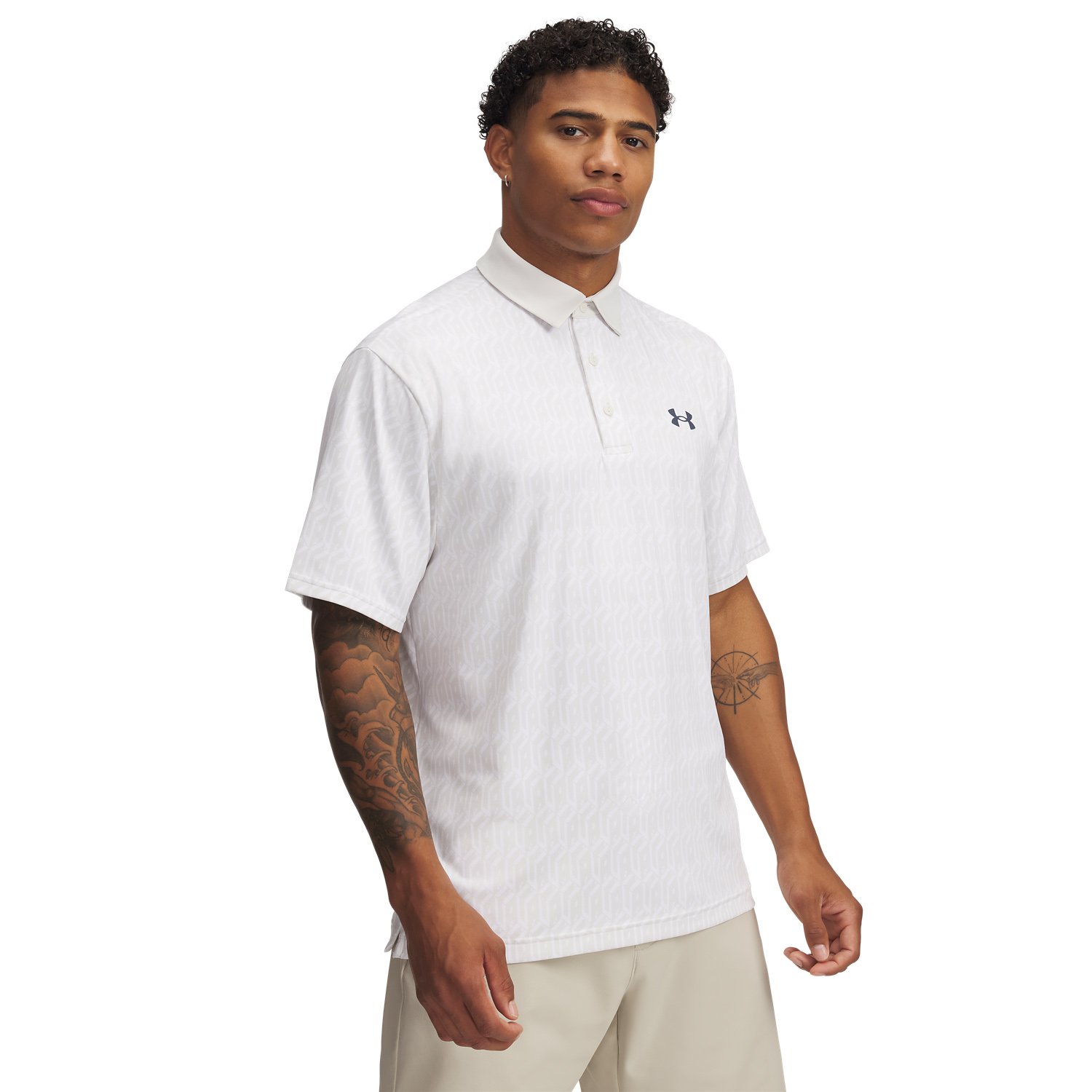 Playoff 3.0 Printed Polo White