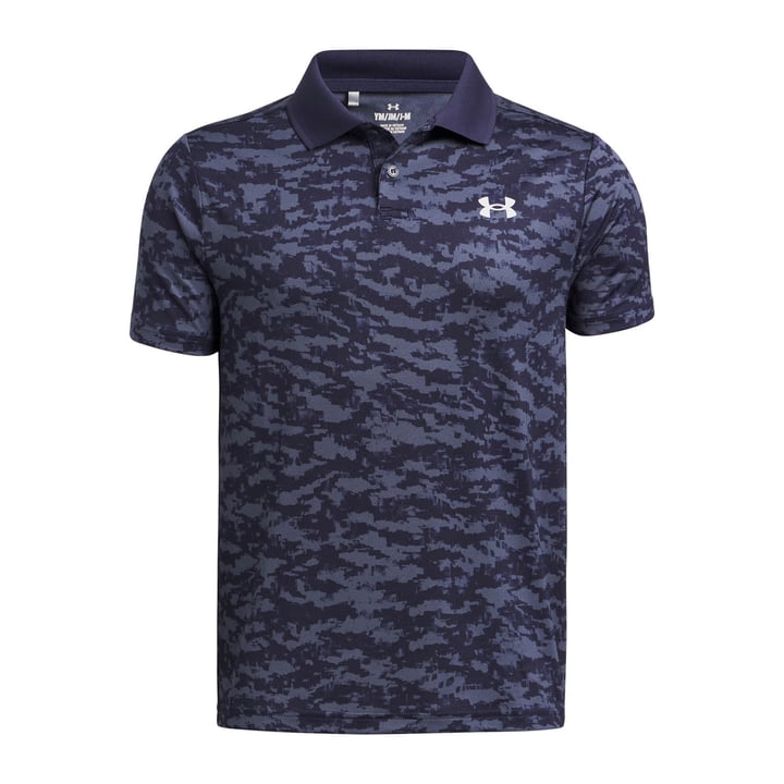 Under Armour Boys Matchplay Golf Polo Shirt - Navy/Grey Under Armour Boys Matchplay Golf Polo Shirt - Navy/Grey