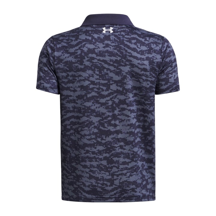 Jr Matchplay Printed Polo Blue Under Armour Jr Matchplay Printed Polo Blue Under Armour