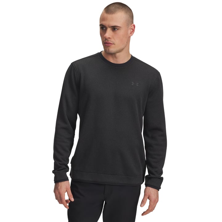 M Sweater Fleece Crew Schwarz Under Armour