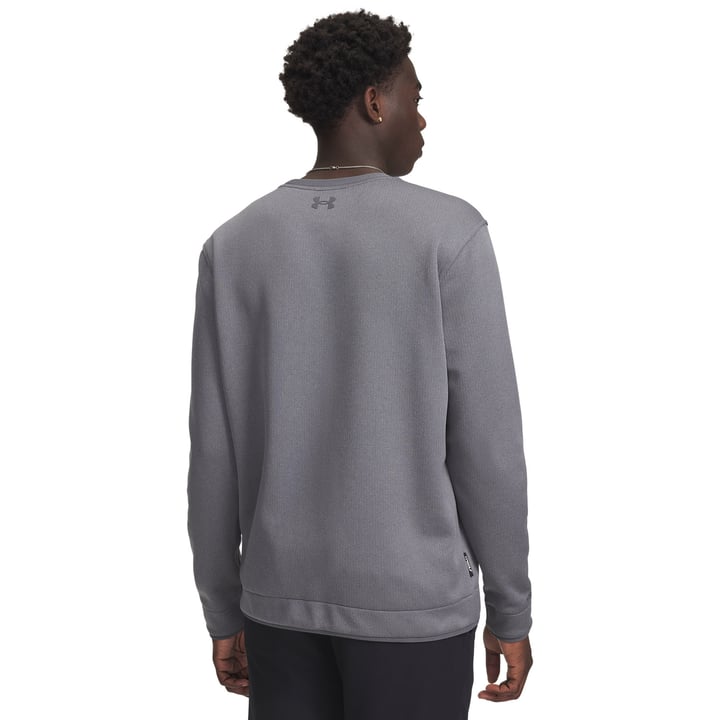 M Sweater Fleece Crew Grau Under Armour