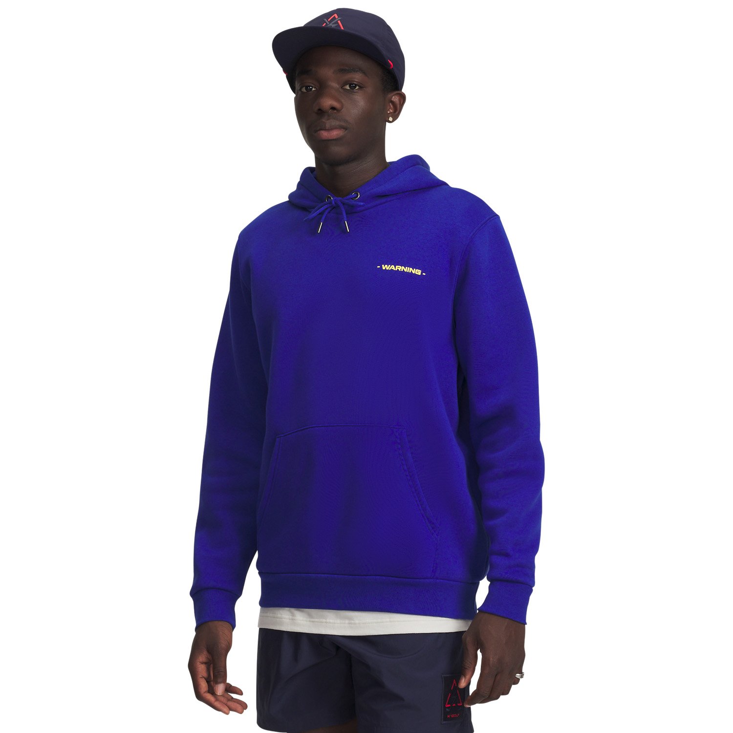 Hazard Warning Hoodie Blau