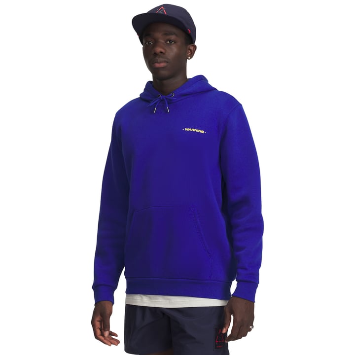 Hazard Warning Hoodie Blau Under Armour