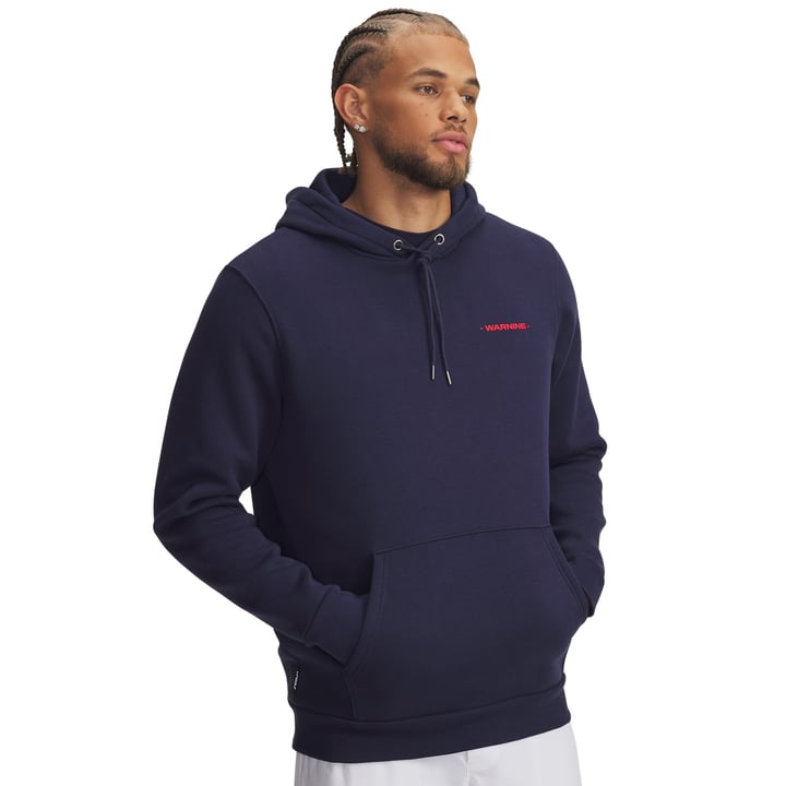 Hazard Warning Hoodie Blau Under Armour