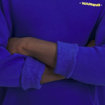 Hazard Warning Hoodie Blau Under Armour