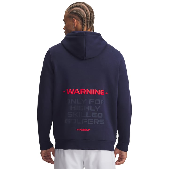 Hazard Warning Hoodie Blau Under Armour