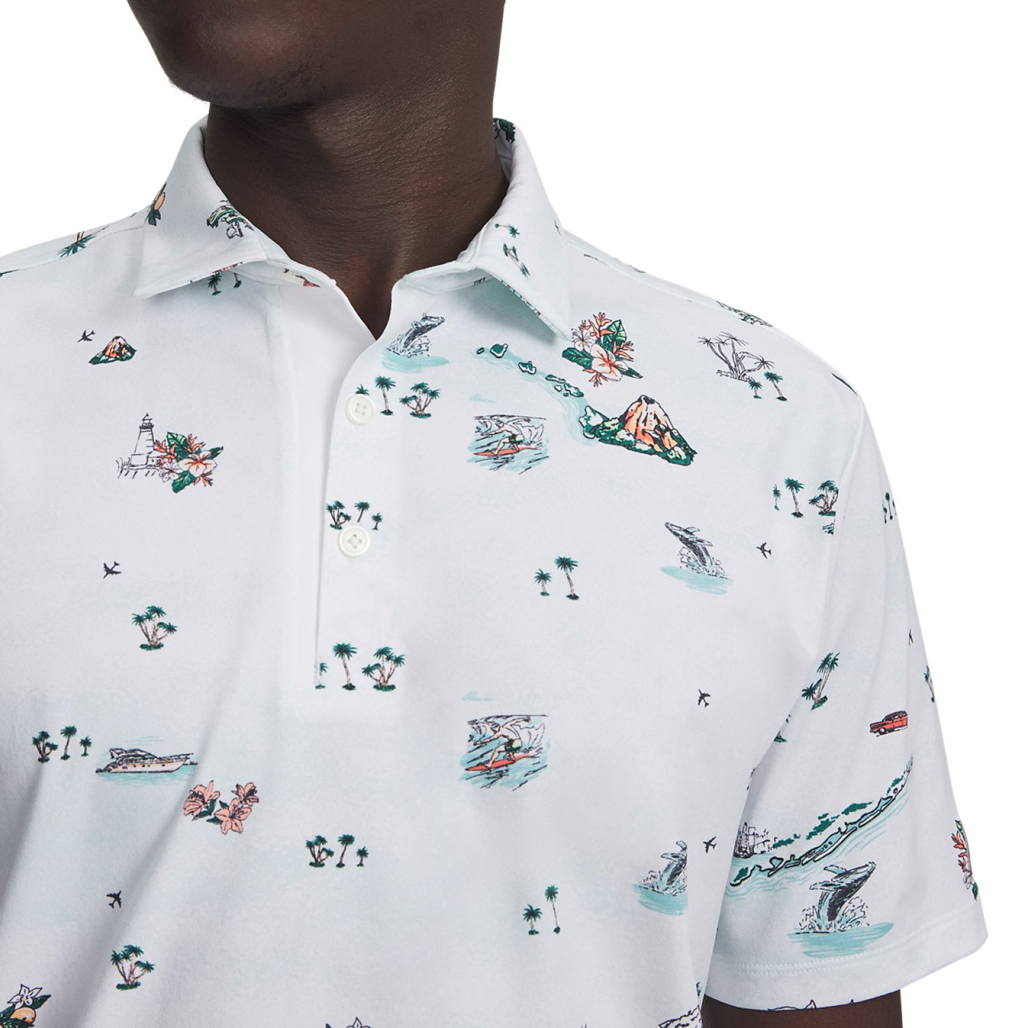 Drive Golf Trip Printed Hvit Under Armour