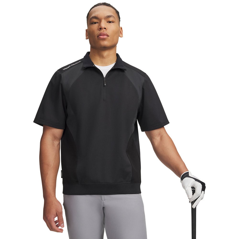 Drive Wind SS 1/2 Zip Musta Under Armour