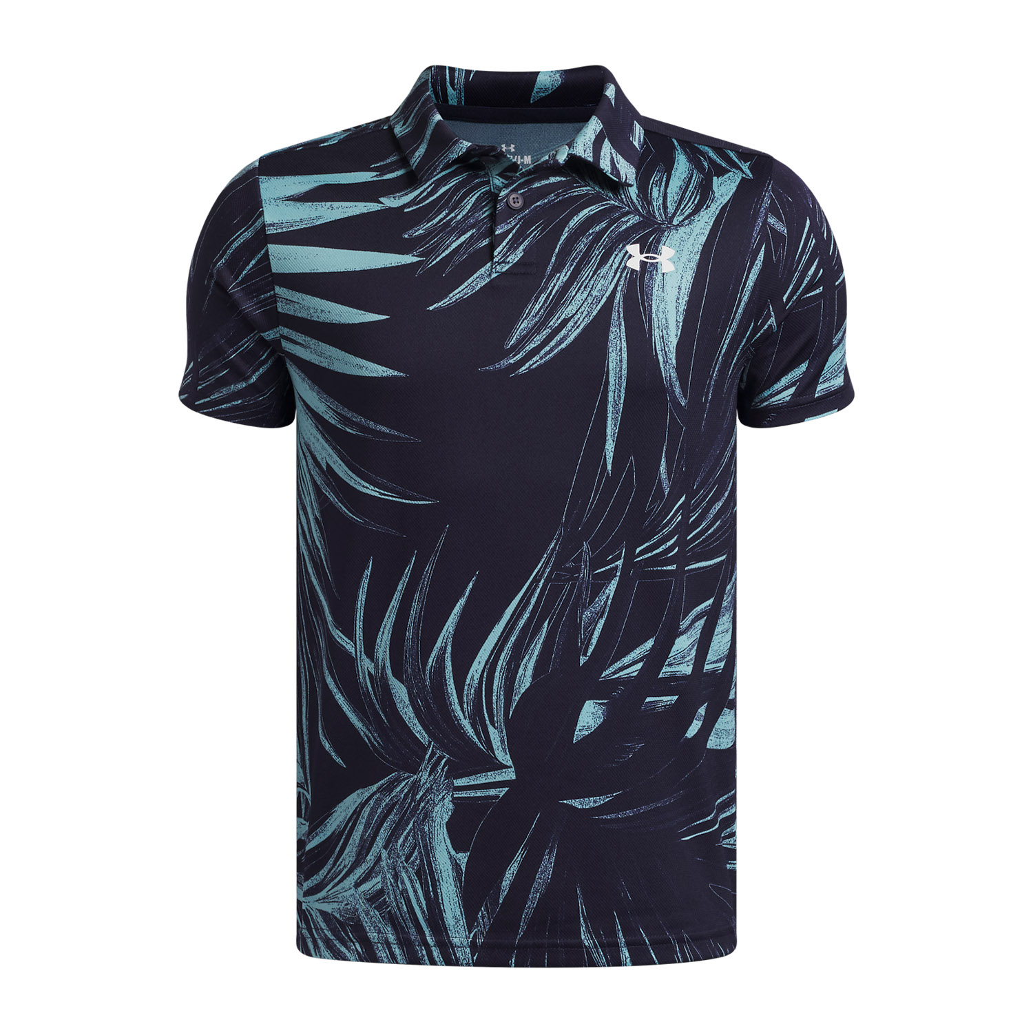 Jr Matchplay Printed Polo Weiß