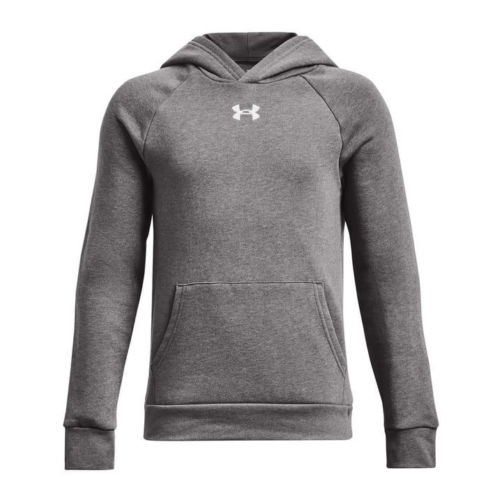 Jr Rival Fleece Hoodie Gray Under Armour
