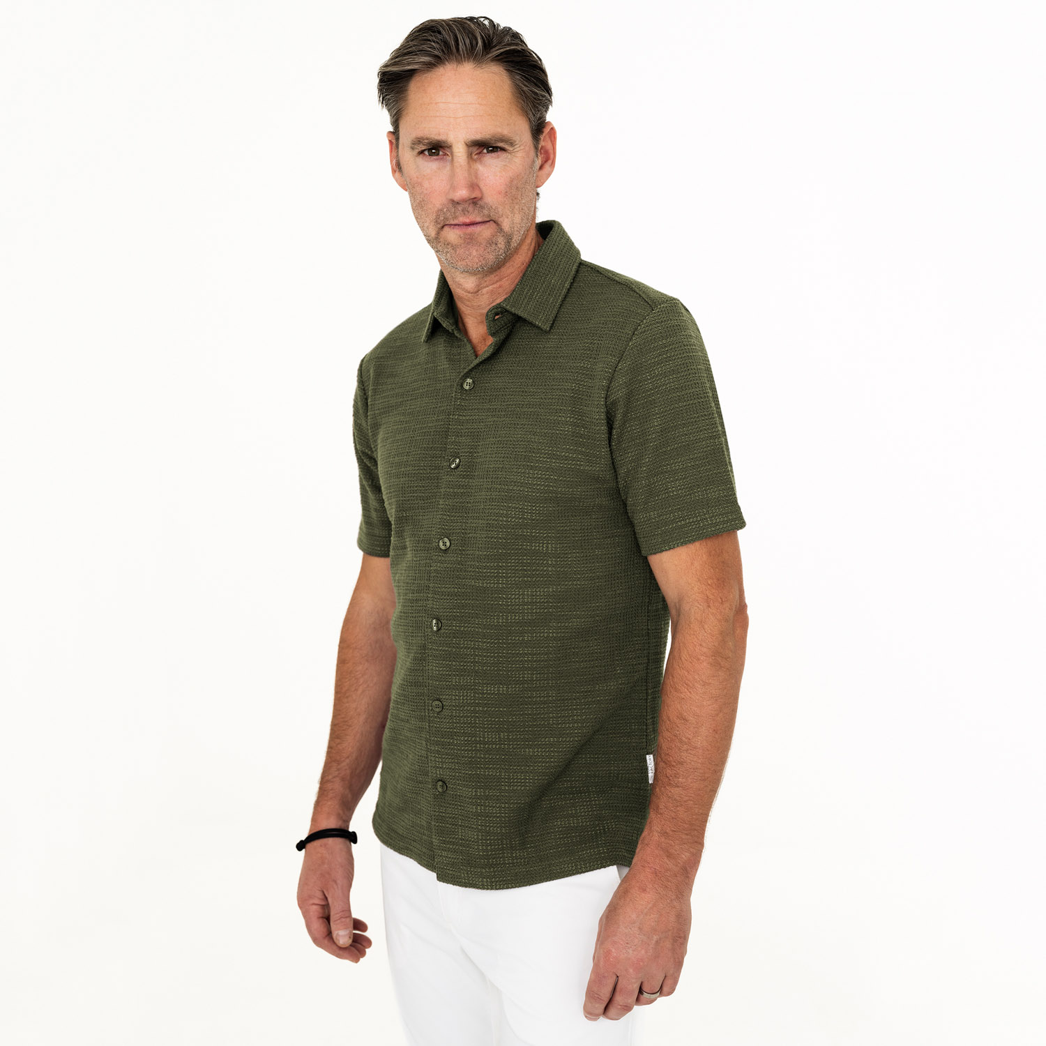 Func Factory Structure Green Polo Shirt