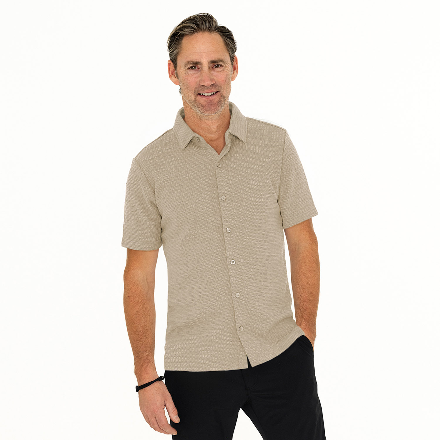 Func Factory Structure Green Polo Shirt