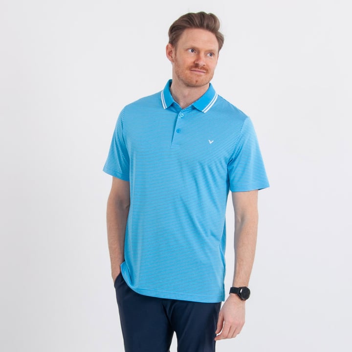 Mini Stripe Polo Blå Callaway