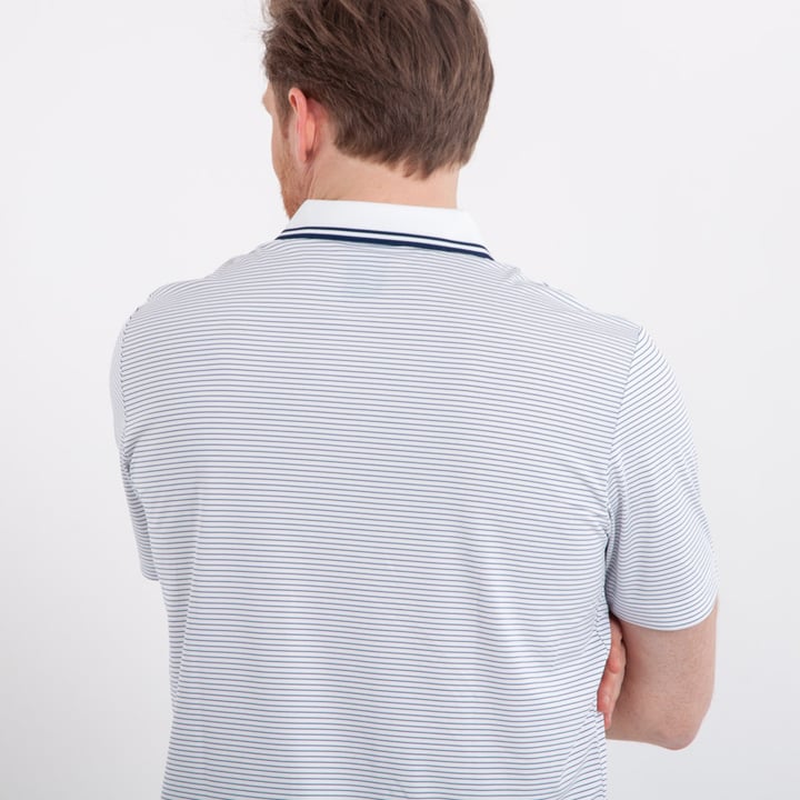 Mini Stripe Polo Hvit Callaway