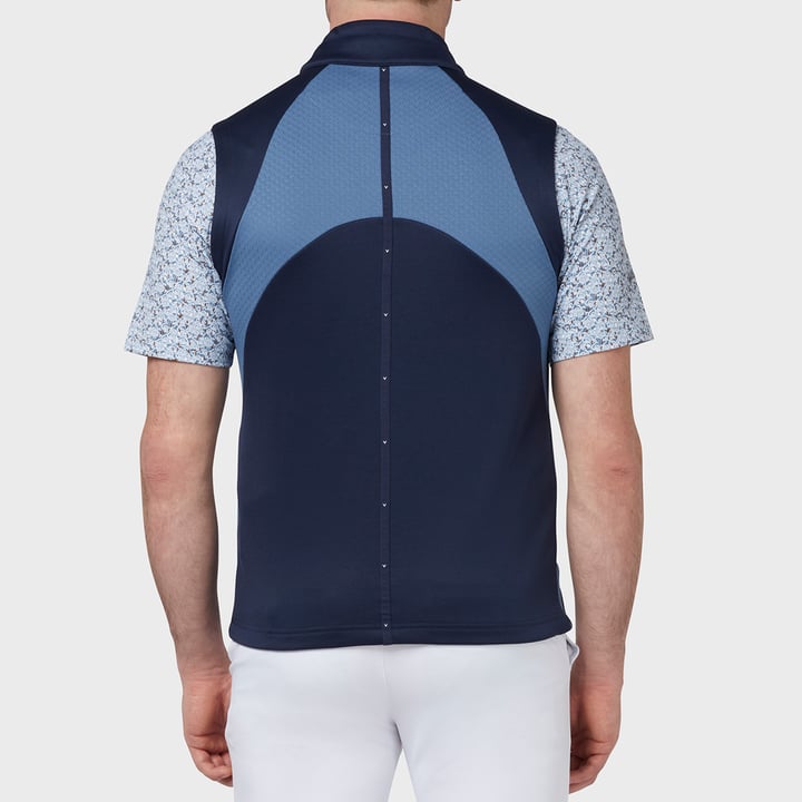 Emea High Gauge Flee Vest Blå Callaway