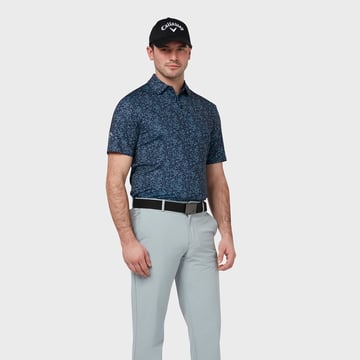 Emea Ss All Over Che Polo Blå Callaway