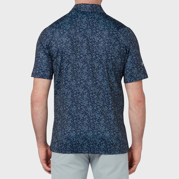 Emea Ss All Over Che Polo Blå Callaway