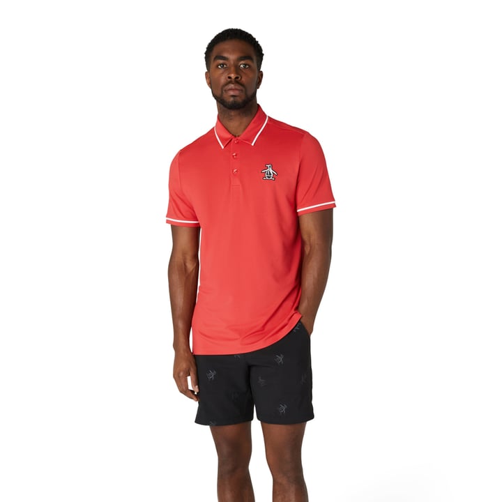 OPG Ss Heritage Piped Polo Original Penguin