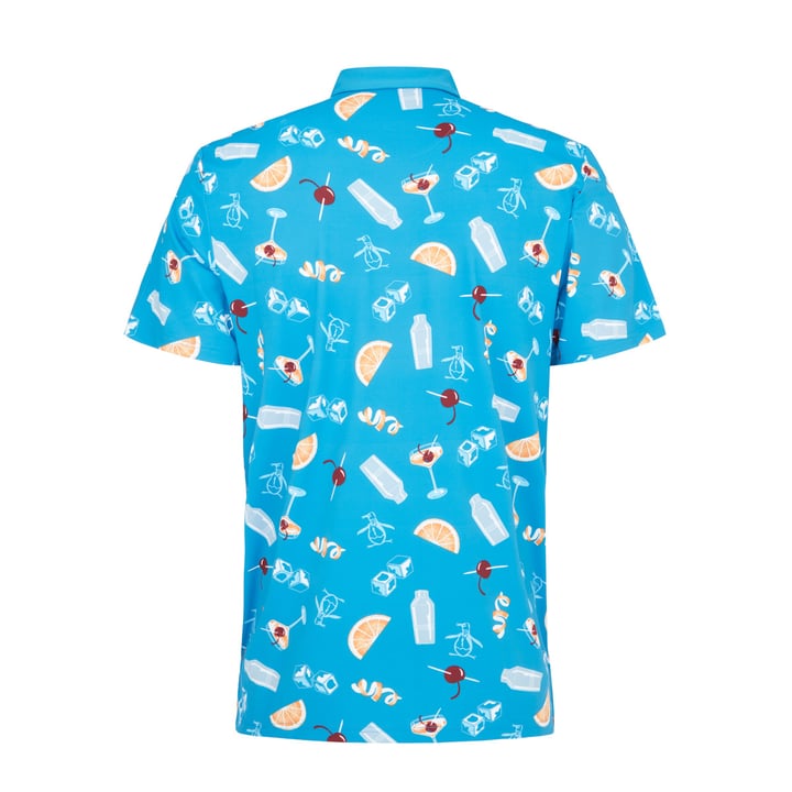 Ss All-Over Oversize Polo Original Penguin