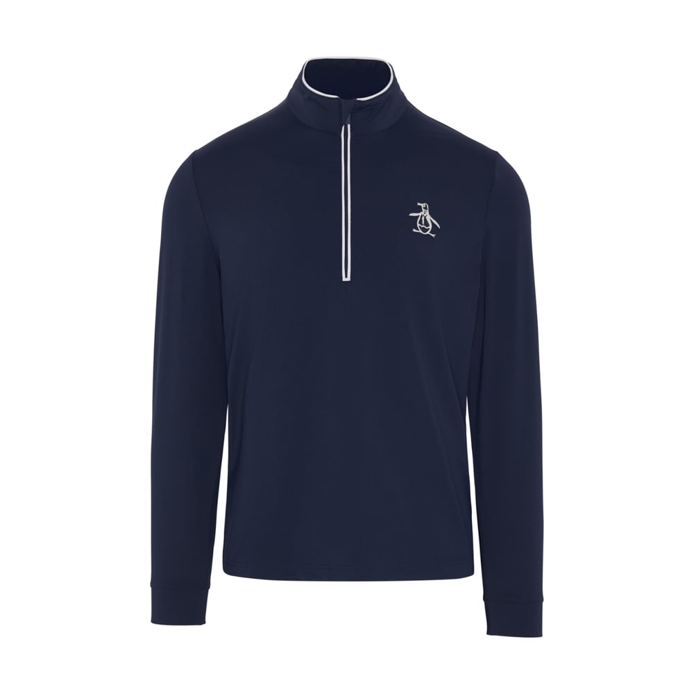 OP L/S 1/4 Zip Technica Sininen Original Penguin