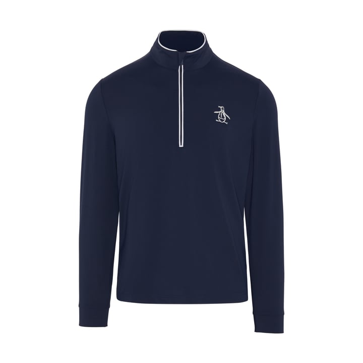 OP L/S 1/4 Zip Technica Blå Original Penguin OP L/S 1/4 Zip Technica Blå Original Penguin