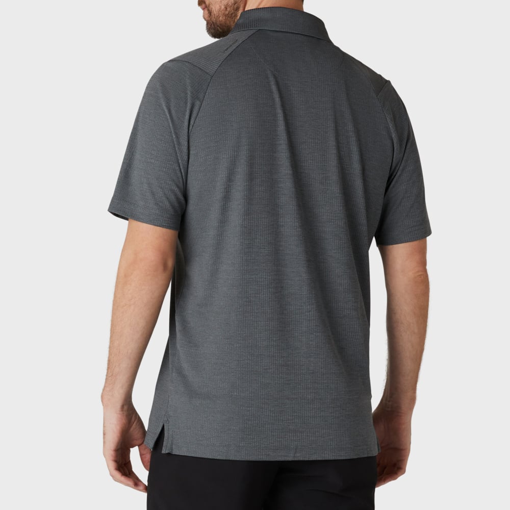 Emea Ss Ventilated Jacquard Polo Musta Callaway